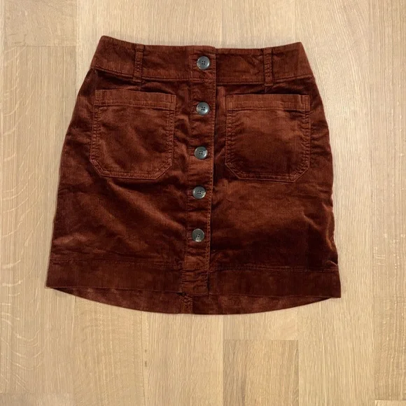 The Colette Corduroy Mini Skirt by Maeve - Picture 6 of 8